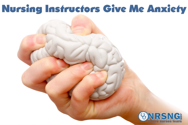 teachers make me nervous
