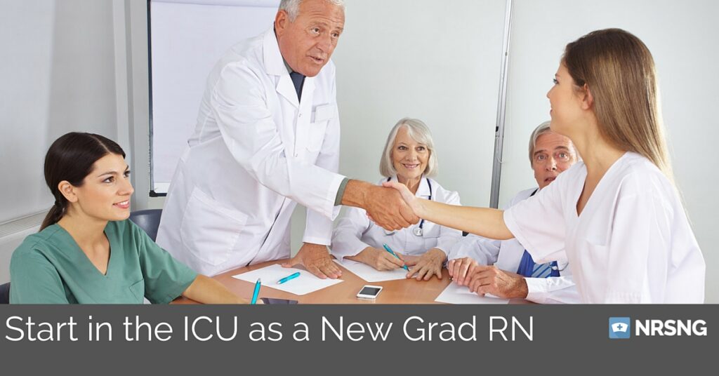 new grad icu job first job