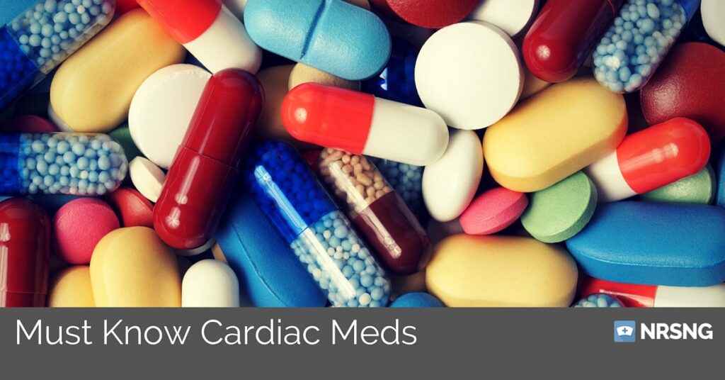 cardiac medications by class
