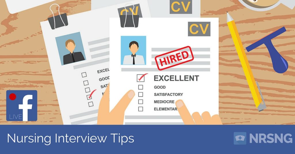 nursing interview tips