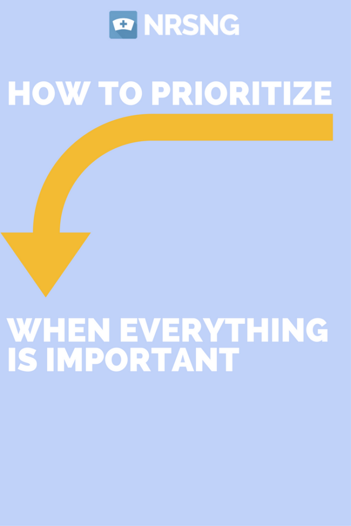 nursing priorities