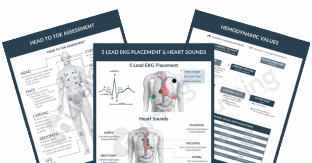 nclex flash notes cheatsheets free