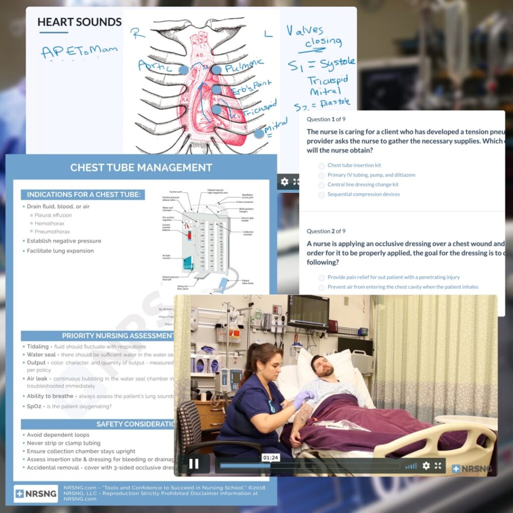 SIMCLEX – a true NCLEX Computer Adaptive Test (CAT) designed for nursing students. Features realistic NCLEX-style questions, adaptive difficulty, and detailed performance feedback to help students pass the NCLEX with confidence.