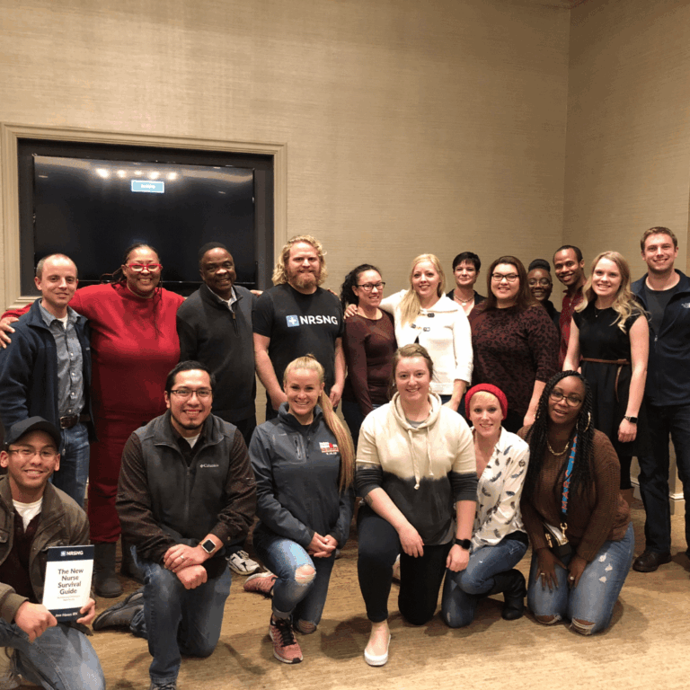 "NURSING.com team traveling across the U.S. on a podcast tour, meeting nursing students in person and hosting a free conference—because real support goes beyond a screen. Compare NURSING.com’s dedication to students with Simple Nursing.