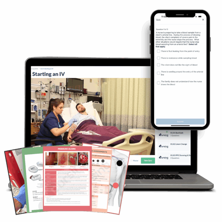 Nursing school lab skills explained in full skills check off video library