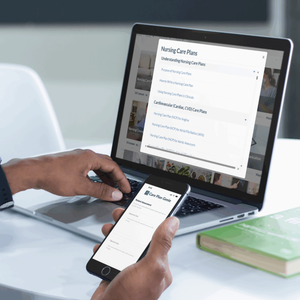 How to write a nursing care plan – bundle with course, templates, and study tools