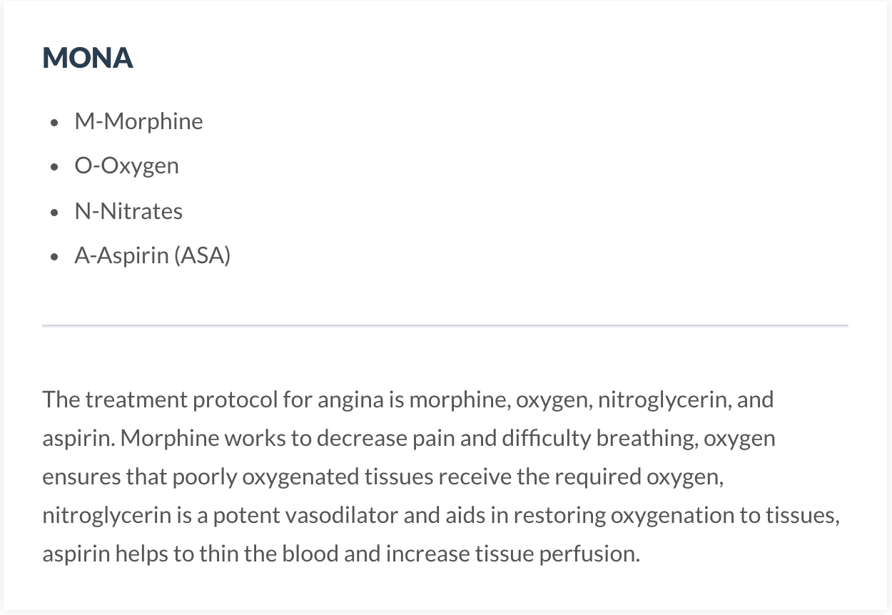 nursing mnemonics for nursing students