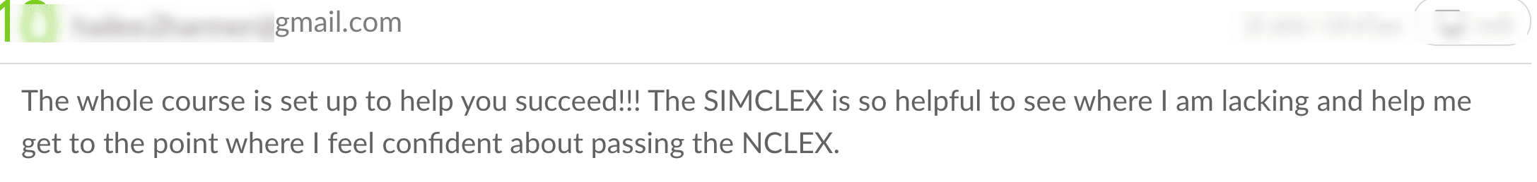 nursing student passed the nclex exam with nursing.com