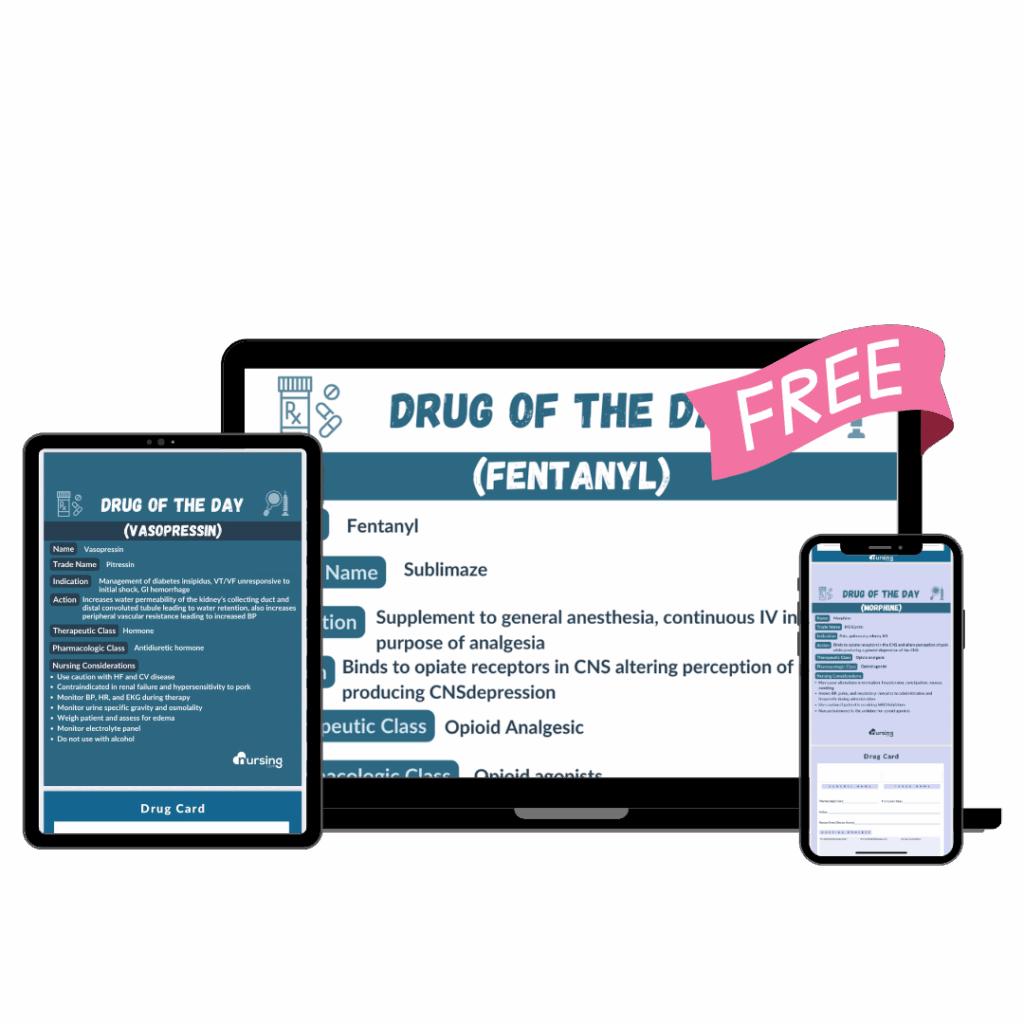 get a free drug card ebook 40 pages when you join the nursing.com black friday waitlist