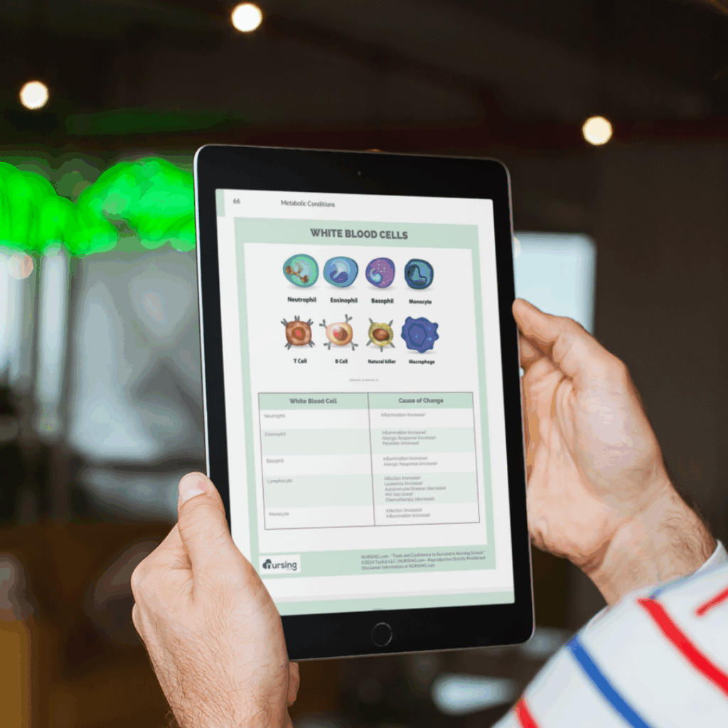Digital nursing endocrine flash notes for hormone disorders and metabolic concepts.