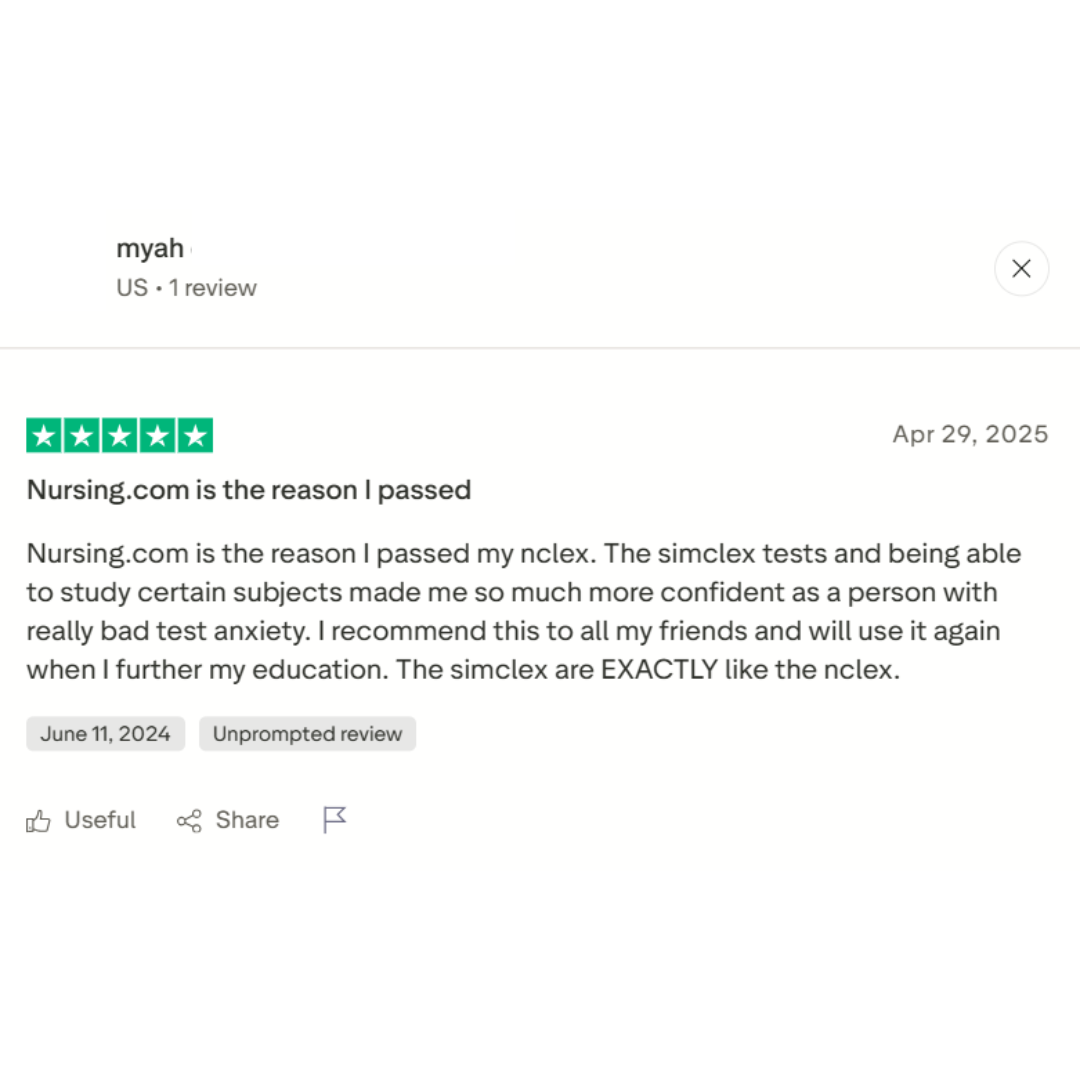 nursing student using nursing practice questions to pass med surg in nursing school