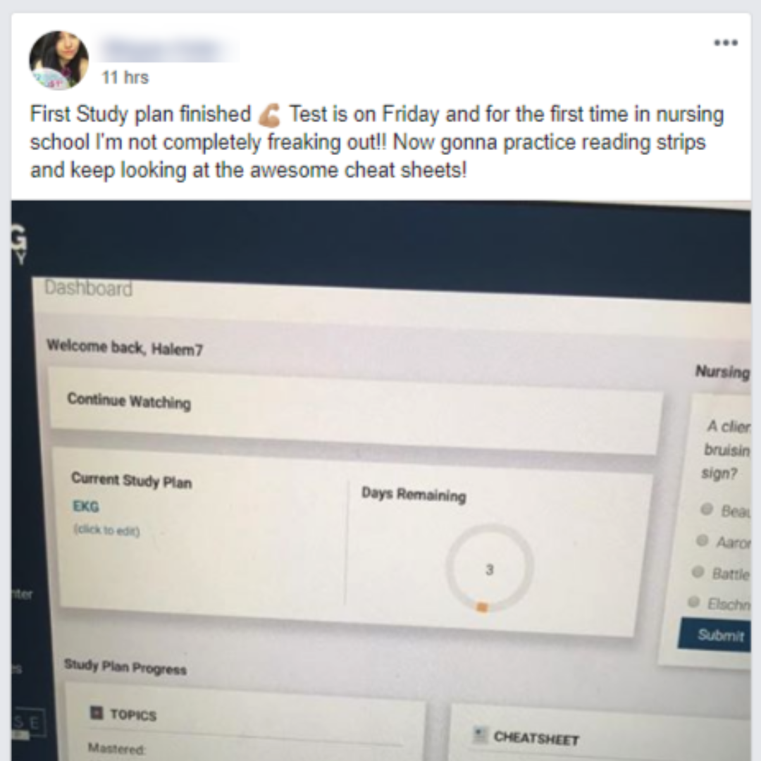 nursing practice questions for nursing students