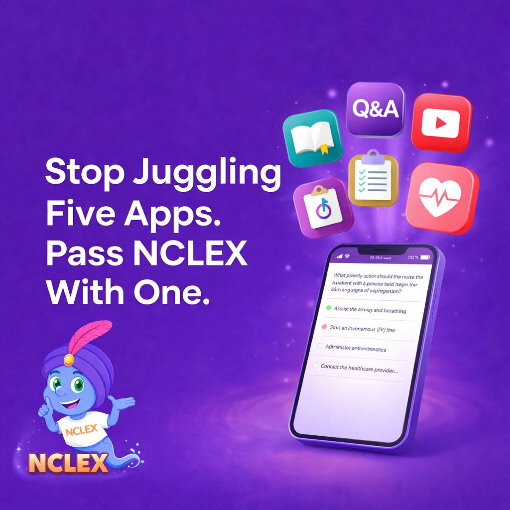 Your personalized NCLEX system in 30 seconds. Care plans, drug cards, flashcards, and case studies. built instantly, personalized to you.