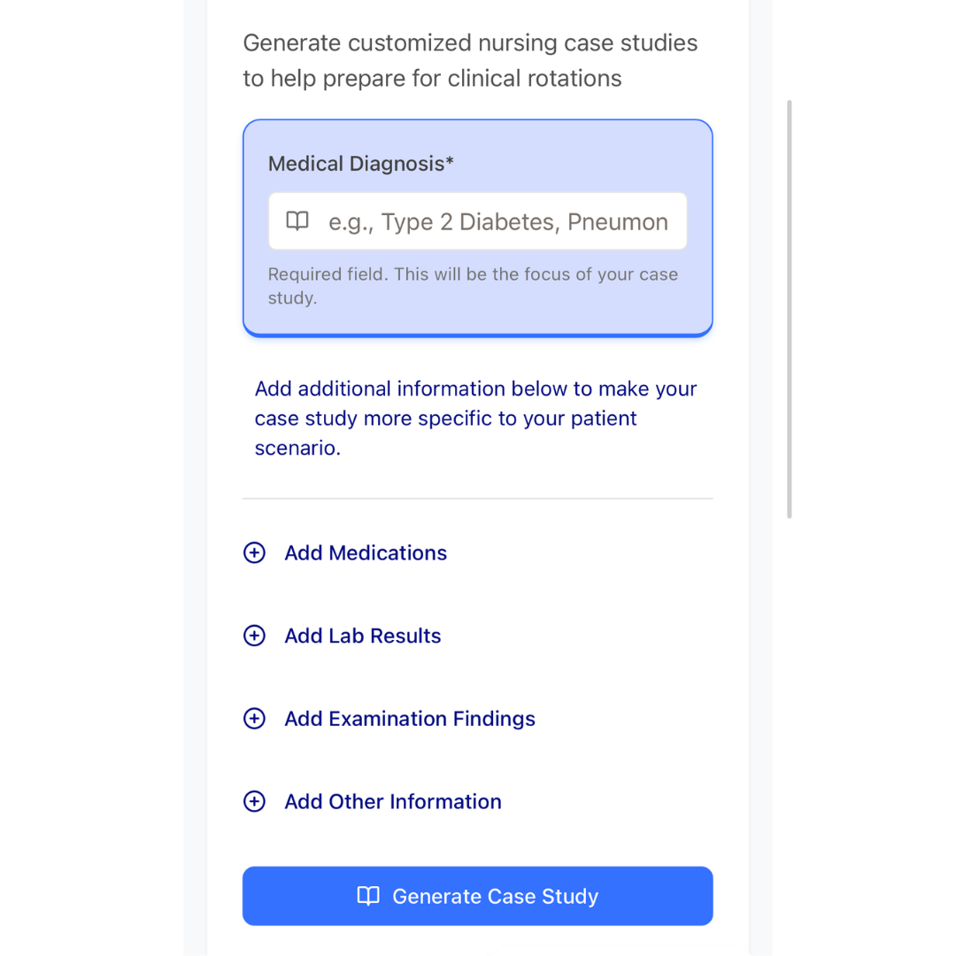 Free nursing case studies for clinical prep